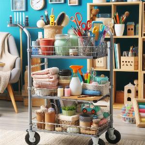 Organizing Your Home with Utility Carts Creative Storage Solutions-5